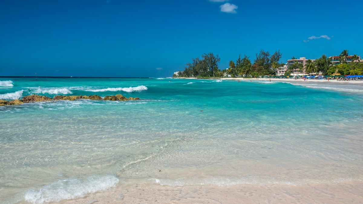 Accra beach, also known as Rockley Beach, Barbados