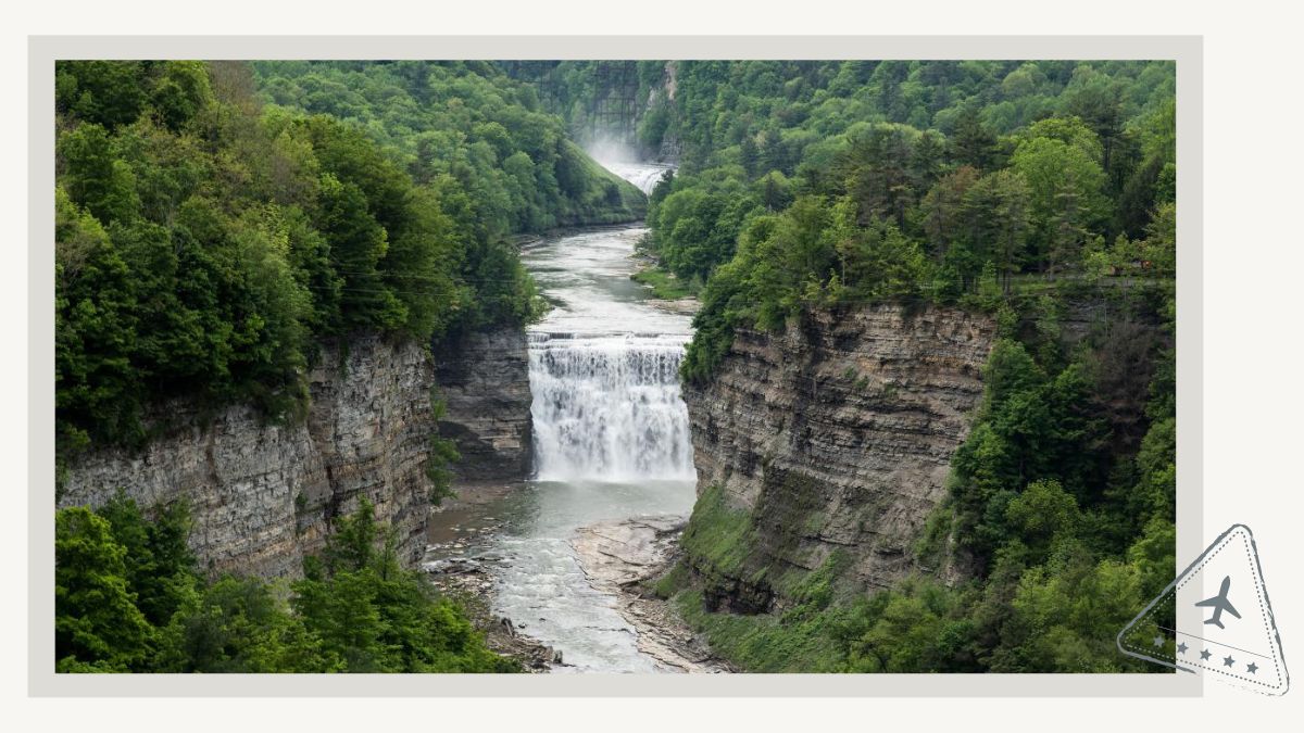 Middle Falls at Letchworth State Park