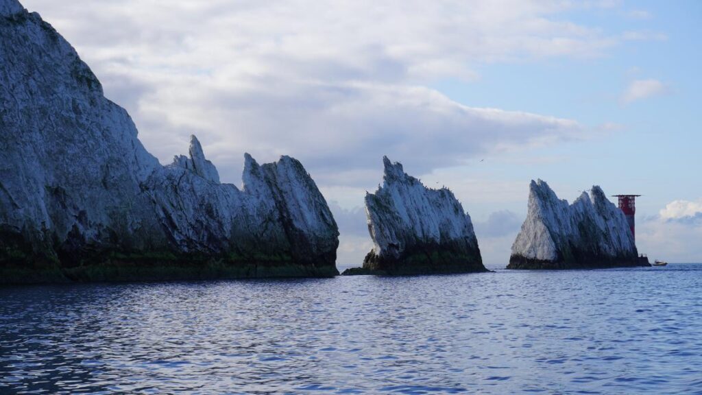 The Needles near Alum Bay