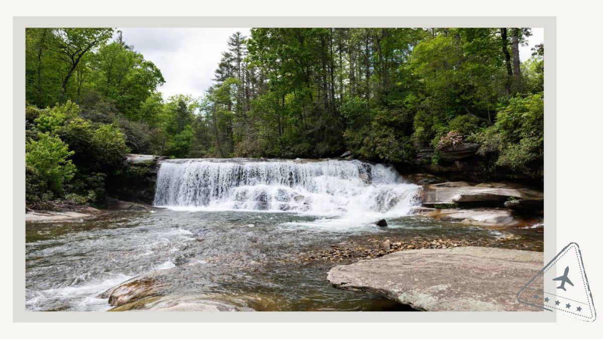 French Broad Falls and Mill Shoals Falls Asheville