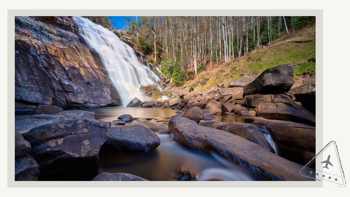 Rainbow Falls Asheville North Carolina