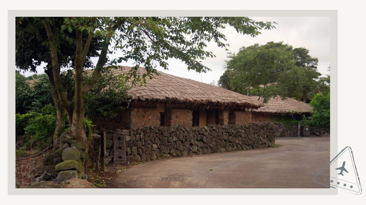 Seongeup Folk Village at Jeju Island