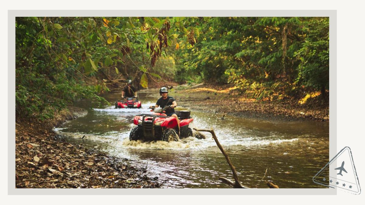 ATV Ride through rainforest in Costa Rica