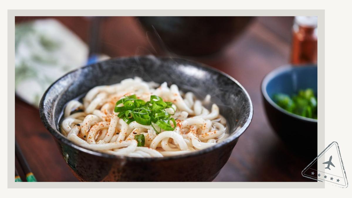 The Best Cheap Michelin Star Restaurants in Osaka Japan - Udon Noodles